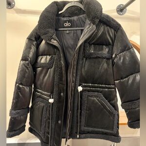 ALO Yoga Black Bomber Jacket